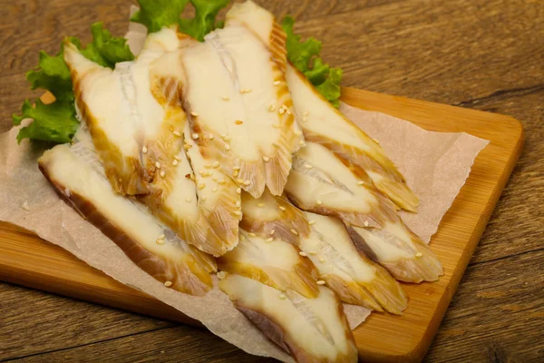 Enguia fumada sashimi — Fotografia de Stock