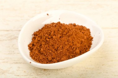 Kabın içinde kakao tozu