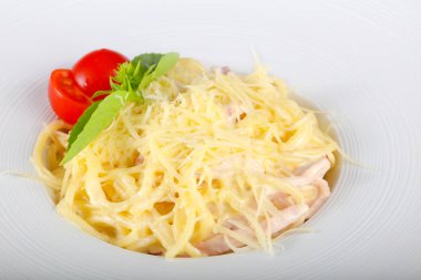 Lezzetli makarna Carbonara