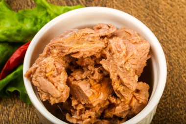 Konserve ton balığı.