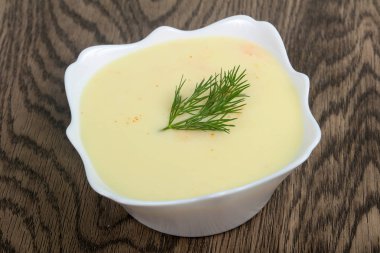 Baharat ile peynir çorbası