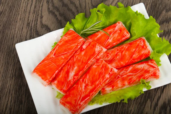 Välsmakande Crab sticks — Stockfoto