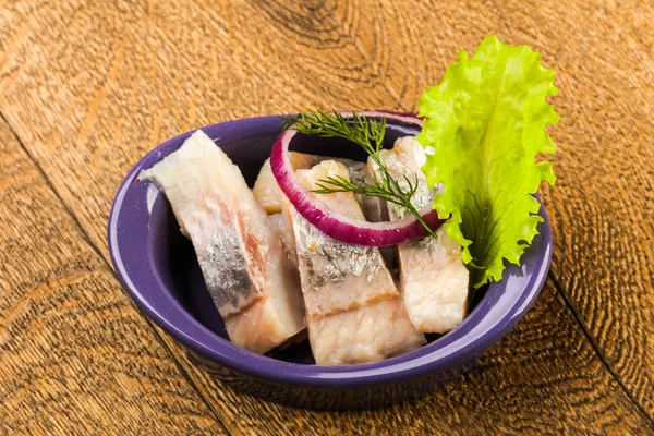 Dilimlenmiş ringa balığı filetosu