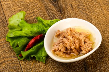 Konserve ton balığı.