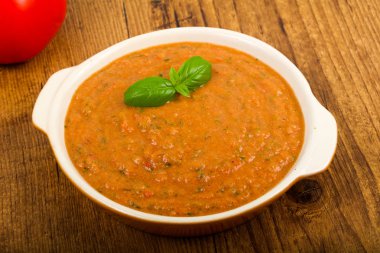 soğuk gazpacho çorbası