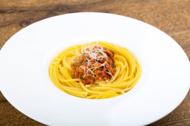 lezzetli spagetti bolonez