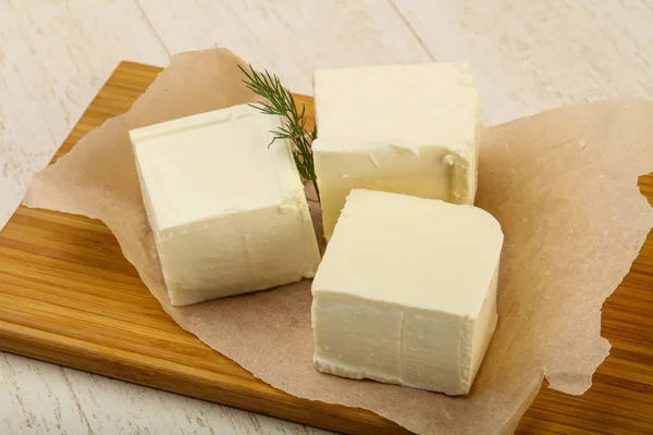 Feta ost bitar — Stockfoto