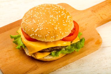 Lezzetli Burger Peynirli