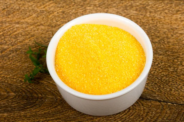 Kabın içinde ham polenta