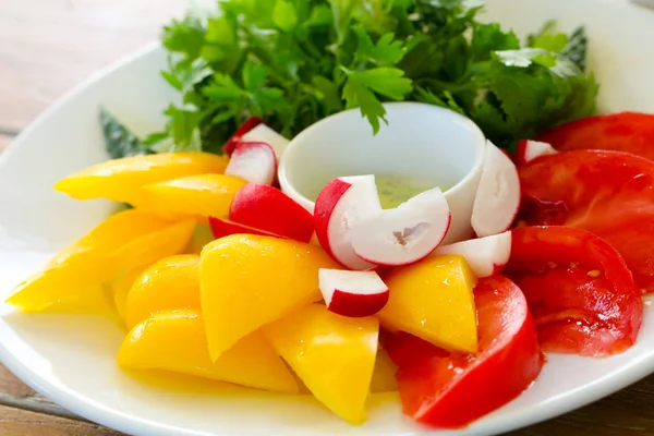 Fresh sliced Vegetables — Stock Photo, Image