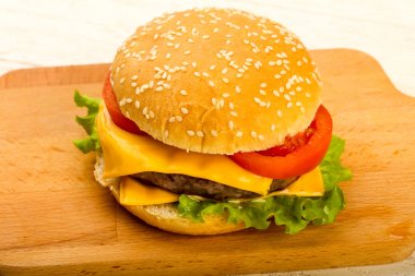 Lezzetli Burger Peynirli