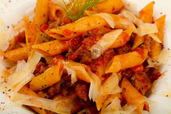 Bolognese finom Penne — Stock Fotó