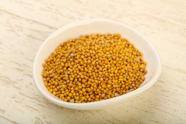 kabın içinde hardal tohumu