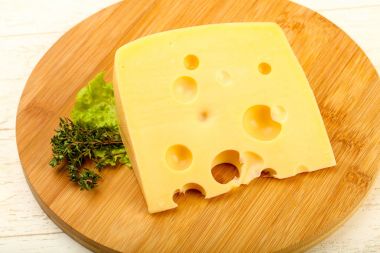 lezzetli peynir parçası