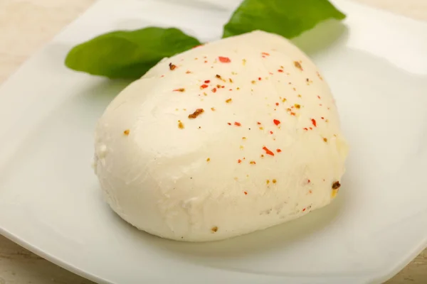 Chutný Sýr Mozzarella — Stock fotografie