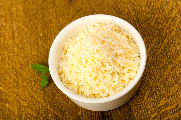 Kabın içinde Hindistan cevizi pul 