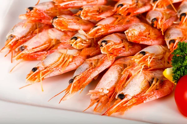 Haşlanmış karides snack