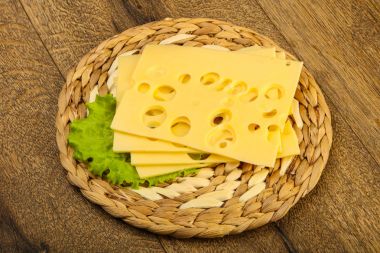 lezzetli dilimlenmiş peynir