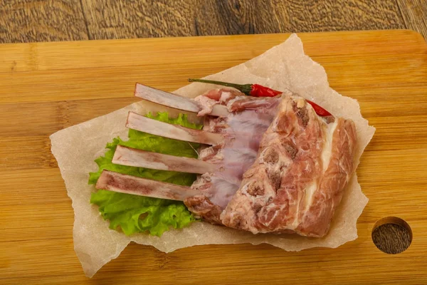 Raw lamb ribs — Stock Photo, Image