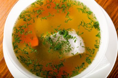 Alabalık balık çorbası