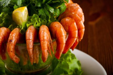 Karides kokteyli meze