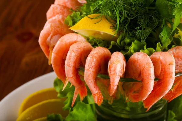 Shrimp-Cocktail-Vorspeise — Stockfoto