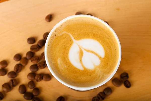 Smaczne, Kawa cappuccino — Zdjęcie stockowe
