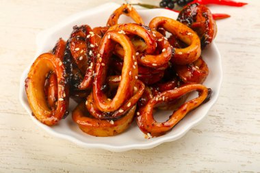 Kalamar teriyaki Yüzükler