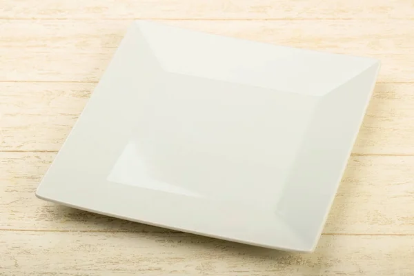 Пусте біле пластини — стокове фото
