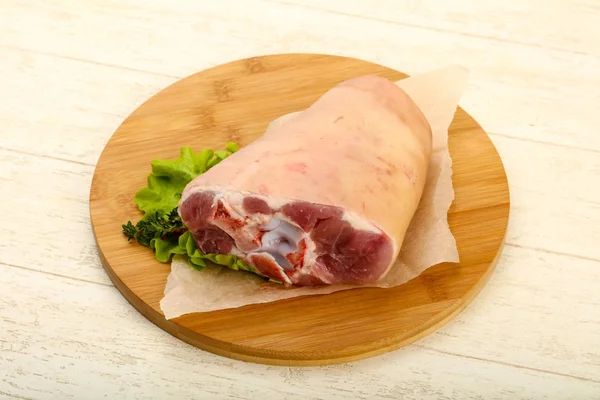 Raw pork knee — Stock Photo, Image