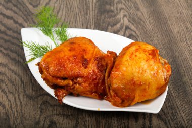 kavrulmuş tavuk uyluk