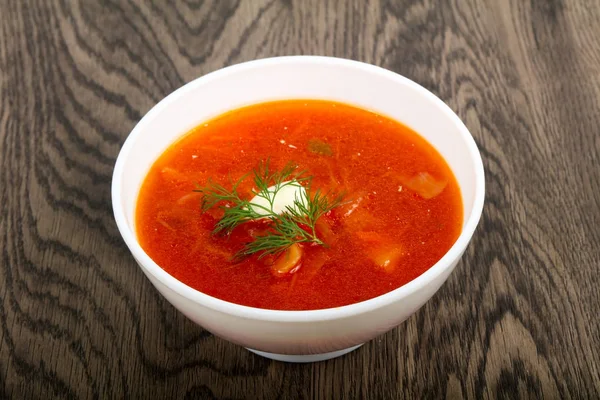 Русский боркшский суп — стоковое фото