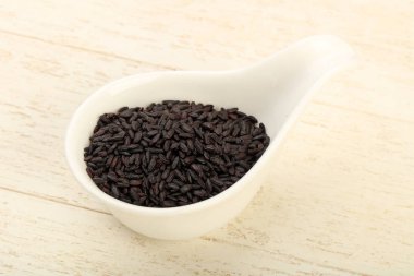 Siyah yabani pirinç kase 