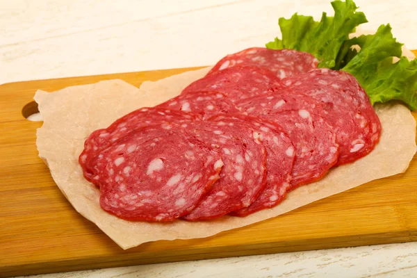 Spanien wurst salchichon — Stockfoto