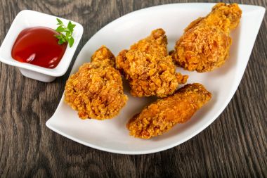 Çıtır tavuk kanatları