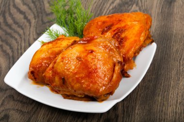 kavrulmuş tavuk uyluk