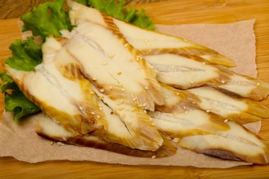 Yılan balığı sashimi gemide