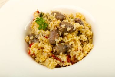 Bulgur tavuk kalp