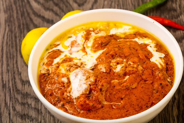 Indian Traditional Cuisine Butter Chicken Cream — Stock Photo, Image