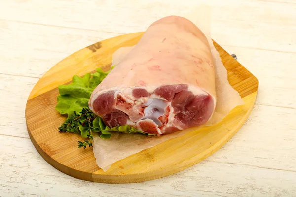 Genunchi de porc crud — Fotografie, imagine de stoc