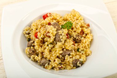 Bulgur tavuk kalp