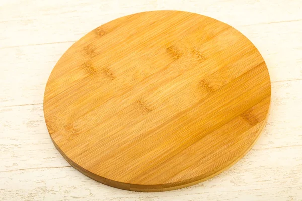 Plaque en bois cercle — Photo