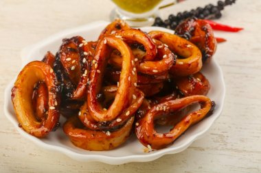 Kalamar teriyaki Yüzükler