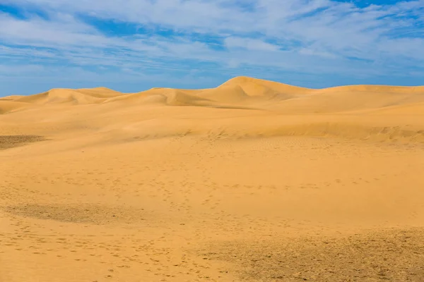 Maspalomas Duna Öknen Kanarieöarna — Stockfoto