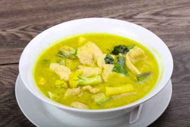 Yeşil köri tavuk ve patlıcan - Asya Mutfağı 