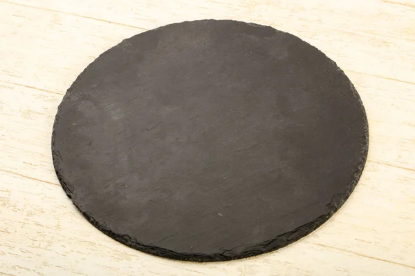 Черный Камень Пластины Дома Реставратора — стоковое фото