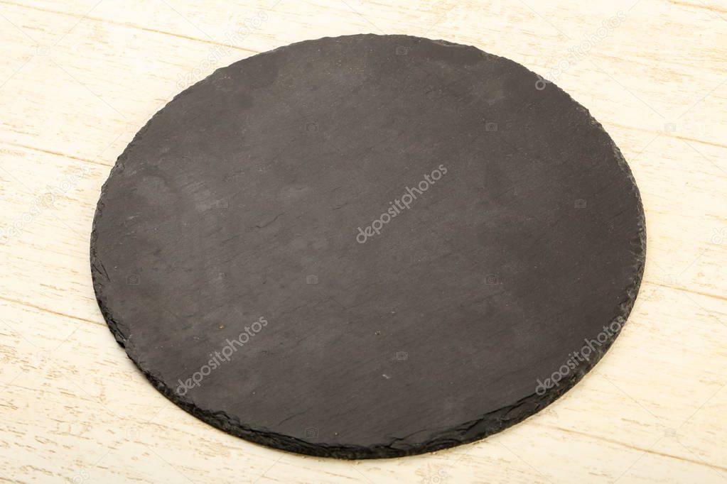 Black stone plate for home and restorant use