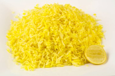 Hint geleneksel mutfak - kireç ile sarı pirinç