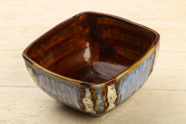 Ev veya ahşap arka plan üzerinde restorant için boş levha