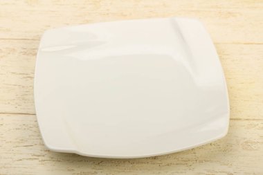 Ev veya ahşap arka plan üzerinde restorant için boş levha